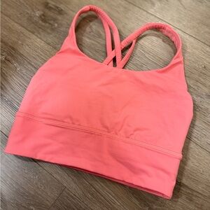 lululemon athletica Coral Sports Bra size 2 - no pads